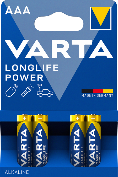 Batterie VARTA LONGLIFE Power AAA, 4 Stk.