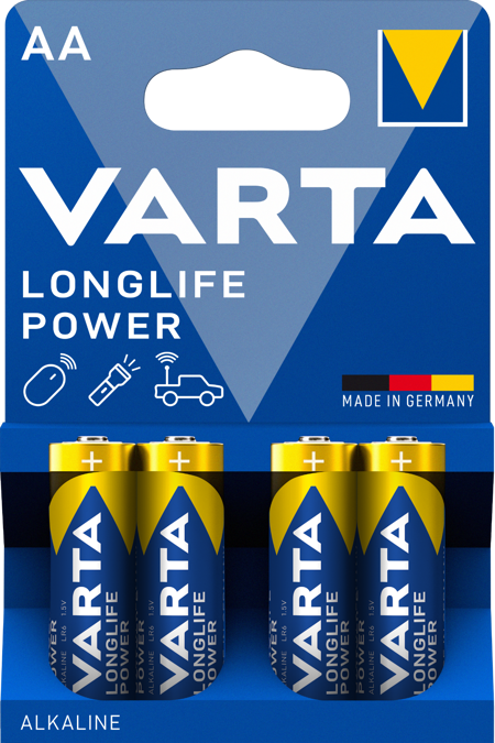 Batterie VARTA LONGLIFE Power AA, 4 Stk.