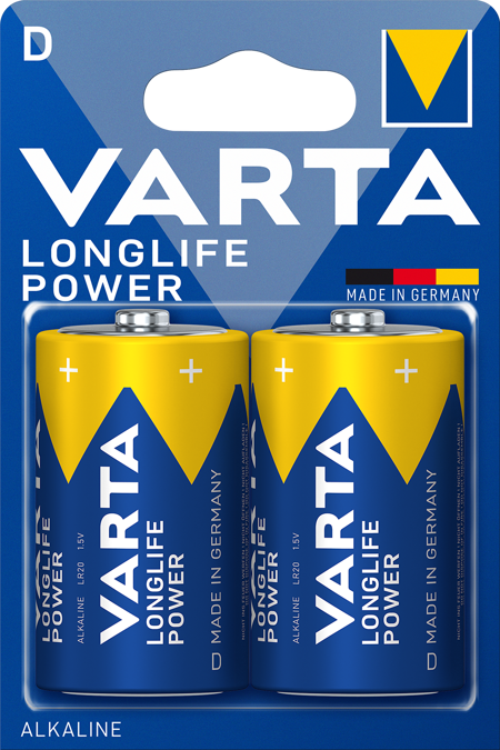 Pile VARTA LONGLIFE Power D, 2 pcs.